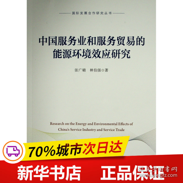 中国服务业和服务贸易的能源环境效应研究（国际发展合作研究丛书）
