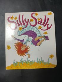 Silly Sally Board Book倒着走的女孩 英文原版