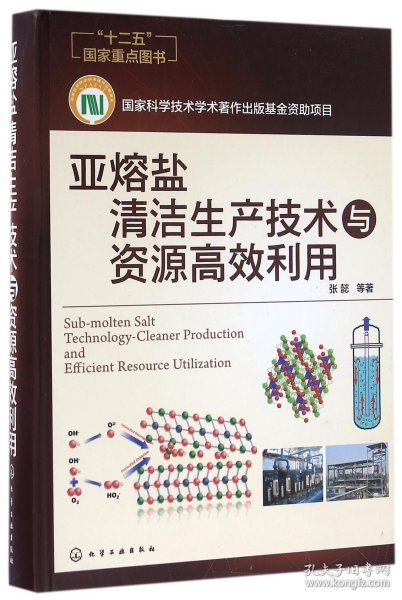 亚熔盐清洁生产技术与资源高效利用(精) 普通图书/自然科学 张懿 化学工业 9787259400