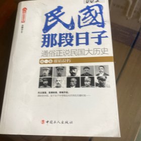 民国那段日子 第一卷 摧枯拉朽：通俗正说民国大历史