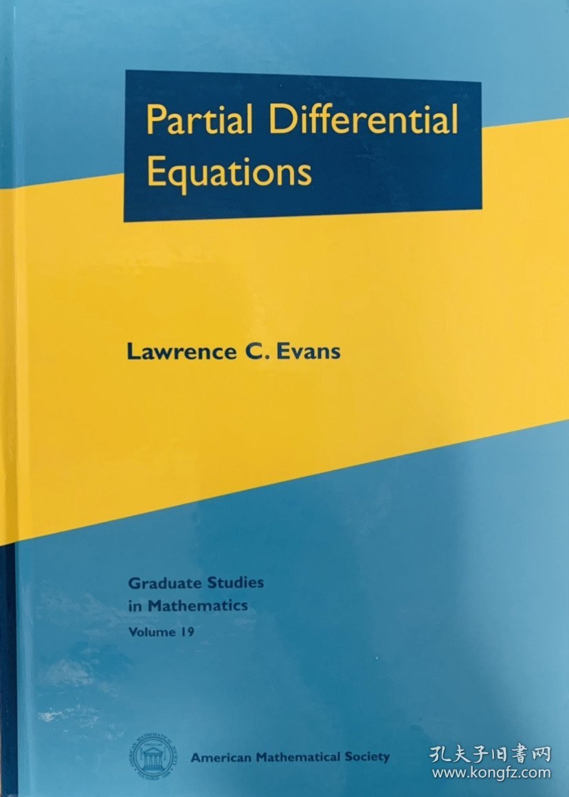 Partial Differential Equations (Graduate Studies in Mathematics, V. 19) GSM/19