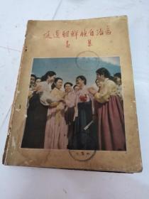 延邊朝鲜族自治区画集（书棱破，外皮，里面有水印，内容完整，品相如图）