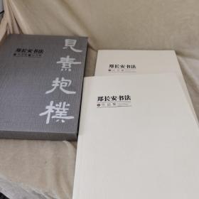 【16开硬精装带函盒 一版一印】《郑长安书法》上下全两册