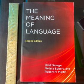 The meaning of language cognitive linguistic grammar linguistics semiotic semiotics semantics 语言的意义 英文原版