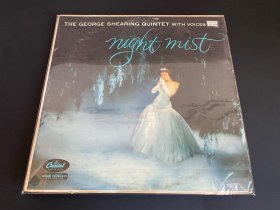 美版 THE GEORGE SHEARING QUINETE WITH VOICES 爵士钢琴大师五重奏 NIGHT MIST 夜雾 轻微浅痕 12寸LP黑胶唱片