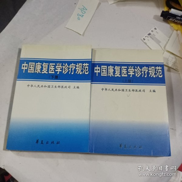 中国康复医学诊疗规范 上册