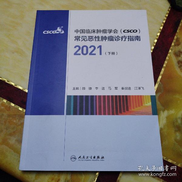 中国临床肿瘤学会（CSCO）常见恶性肿瘤诊疗指南2021（下册）