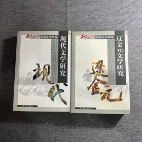 20世纪中国文学研究：辽金元文学研究＋现代文学研究（2本合售）