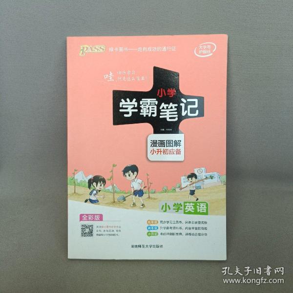 2018版 绿卡图书 学霸笔记漫画图解：小学英语（小升初必备 通用版 大字版 全彩版）