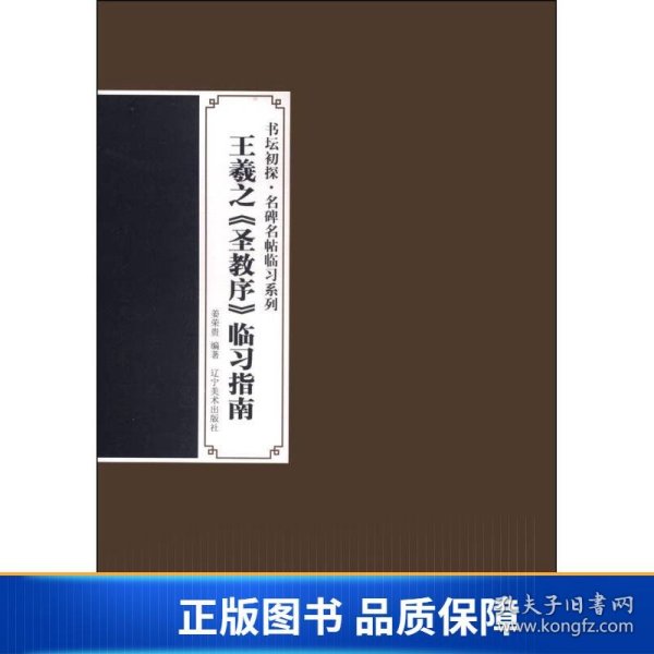 书坛初探·名碑名帖临习系列：王羲之《圣教序》临习指南