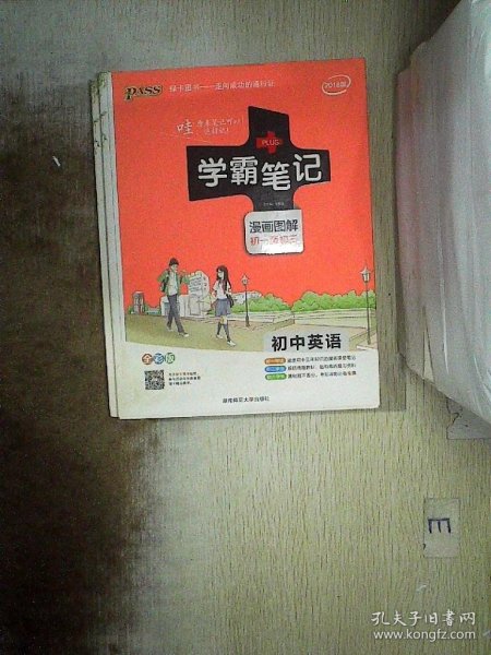 15PASS绿卡学霸笔记：初中英语（漫画图解 课堂笔记 考前冲刺 全彩版）