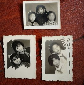 50~80年代老照片，吉林姐妹情谊30年系列之三，60年代小学合影照三张，
