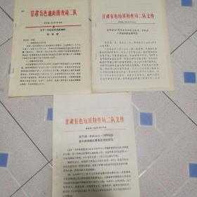 1995年地质队事故处理决定2份通报1份