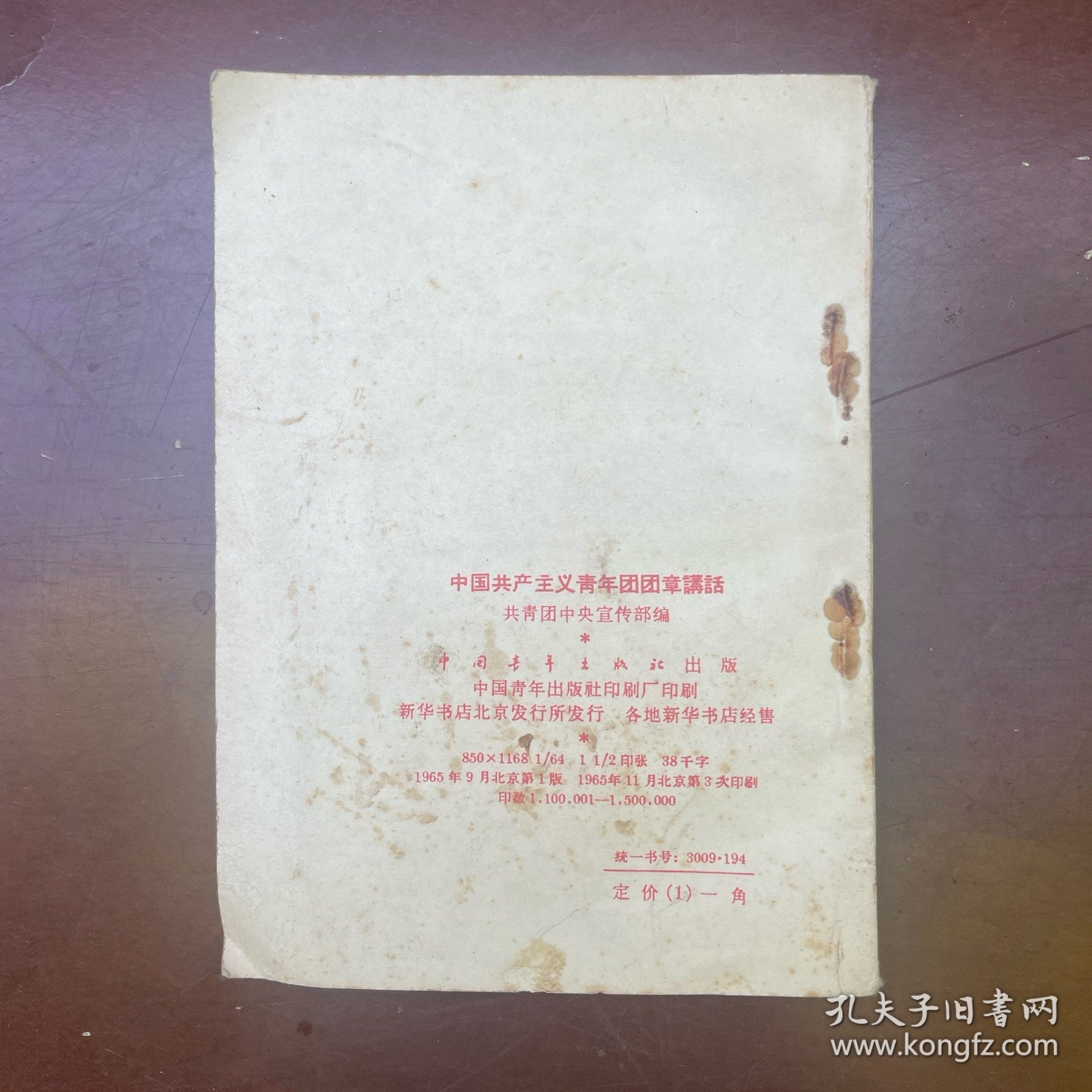 中国共产主义青年团团章讲话