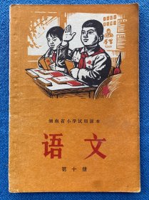 湖南省小学试用课本语文 第十册