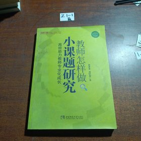 高效助力教师专业化成长：教师怎样做小课题研究