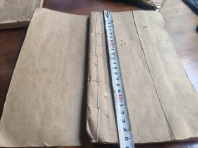 清代手抄道教奏申书书法漂亮内容实用规格25.5/14.5CM28筒子页