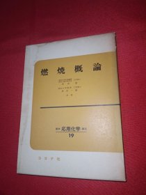 燃烧概论 标准应用化学讲座 19 【日文原版】