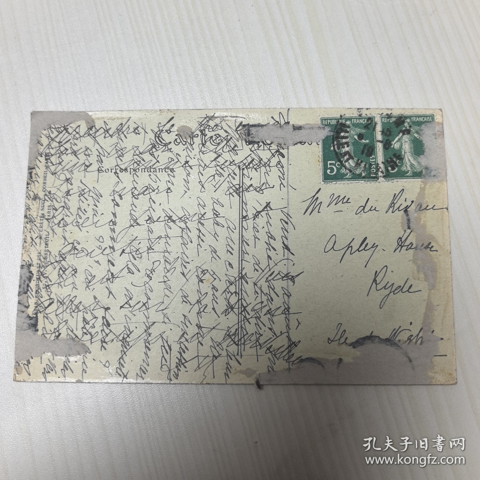 百年实寄明信片【1890～1948】 信札 信函 手写 书信 信函 实寄明信片【 有邮票 加盖印章 珍贵 稀少 文献价值极高】正面文字是主题、反文字是出版社等信息，手写内容及手稿、签名等 可自行翻译 研究， 装册 装框欣赏都非常漂亮有意思。百年实寄明信片编号4542