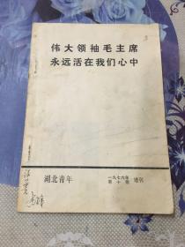 湖北青年1976年第十期增刊（纪念伟人逝世，全部珍贵照片）