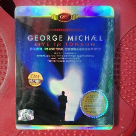 F2727  乔治麦可  25 Live tour 演唱会最终场实录2 DVD George Michal   live in london，全新未拆封