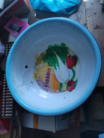 1971年，搪瓷大盆，有磕碰38厘米的，如图