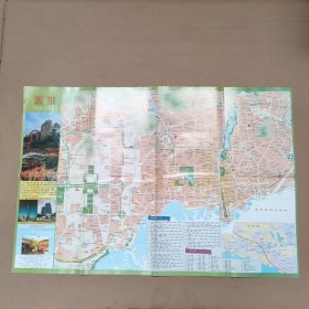 深圳市交通旅游图 盐田区地图
