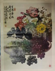 百花齐放 硕果丰收--1984年历画