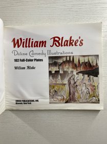 William Blake’s Divine Comedy Illustrations 《威廉·布莱克〈神曲〉插画集》 ，书中包含102幅全彩插画（102 Full - Color Plates ），由多佛出版公司（DOVER PUBLICATIONS, INC)威廉·布莱克是英国著名诗人、画家，这里呈现的是他为但丁《神曲》创作的插画相关内容 。