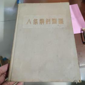 人体解剖图谱 1954年山西医学院出版 仅印650册