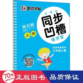 墨点字帖·小学生同步凹槽练字宝：正楷（三年级上 人教版）