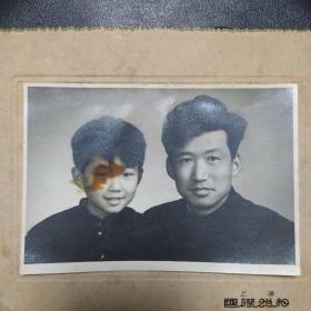 父子俩老照片