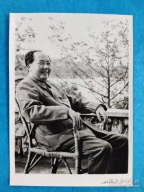 李进拍摄1959年毛主席在庐山，七十年代东方红照相馆洗印照片