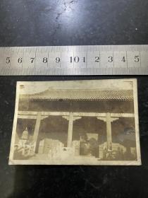 民国时期北京或者山东曲阜的孔庙大成门老照片