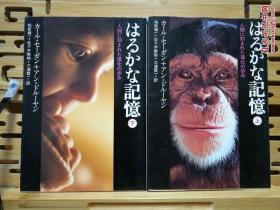 日文二手原版 64开本 はるかな記憶 ―人間に刻まれた進化の歩み〈上下〉（遥远的记忆-刻在人类中的进化的步伐）科学小说