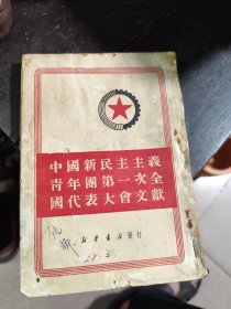 红色收藏一一1949年8月《中国新民主主义青年团第一次全国代表大会文献》