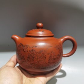 旧藏紫砂壶顶珠壶顾景舟