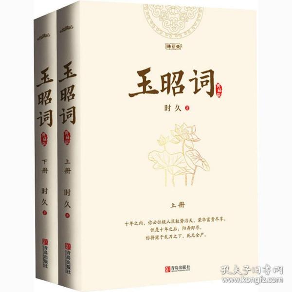 玉昭词（全二册）孙怡、金瀚、檀健次主演影视剧《今夕何夕》，赠书签、明信片、海报