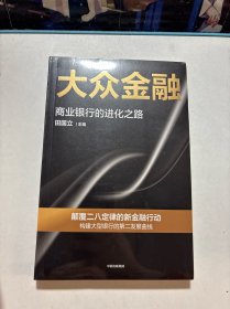 大众金融：颠覆二八定律的新金融行动，构建大型银行发展的第二曲线