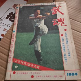 武魂(北京体育武术专辑。84年第2期。J架4排左)
