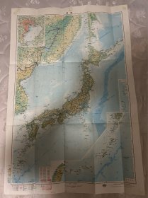 日本地图，1988年5月，附带详细地名及其他索引