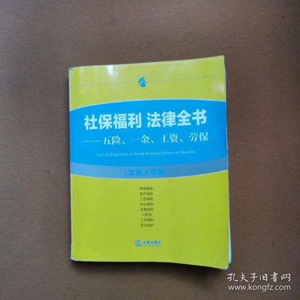 社保福利 法律全书：五险、一金、工资、劳保（实用大字版）