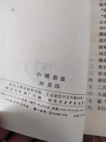 小将岳云、杨家小将、燕青打擂一3本合售