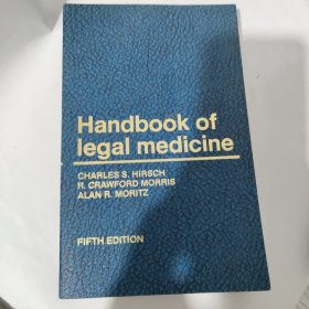 Handbook of legal medicine