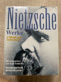 nietzsche werke 3Bande mit Indexband Werke in drei banden