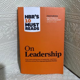 HBR's 10 Must Reads on Leadership