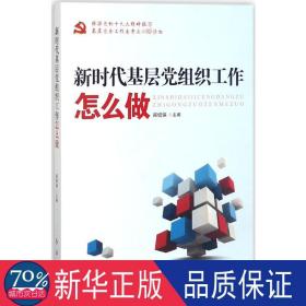 新时代基层党组织工作怎么做