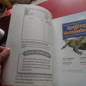 Houghton Mifflin Spelling and Vocabulary: Words for Readers and Writers