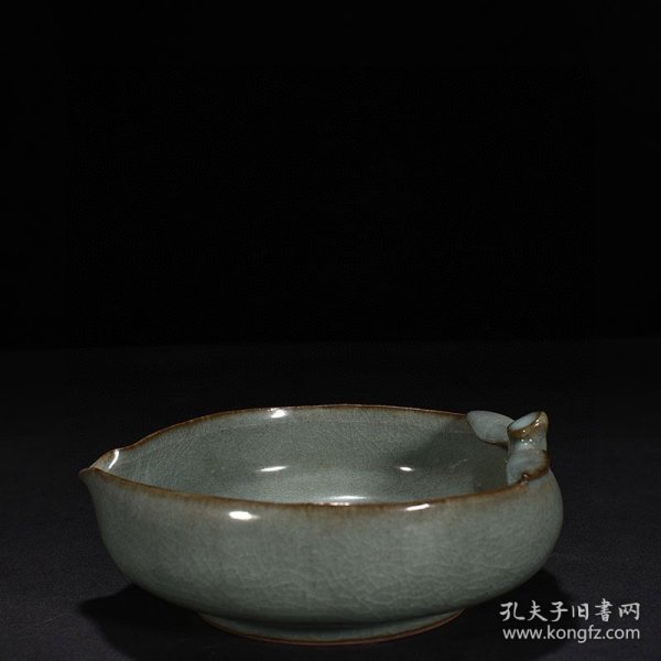 《精品放漏》官窑桃形洗——老窑瓷器收藏