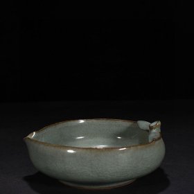 《精品放漏》官窑桃形洗——老窑瓷器收藏